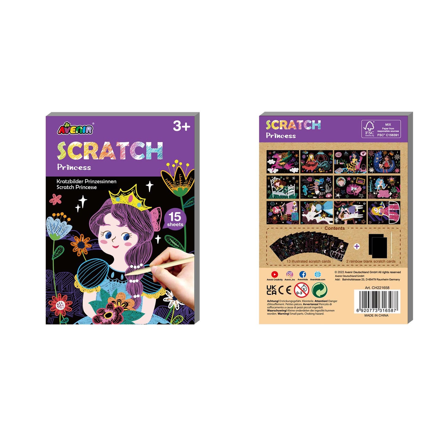 Mini Scratch Book Princess
