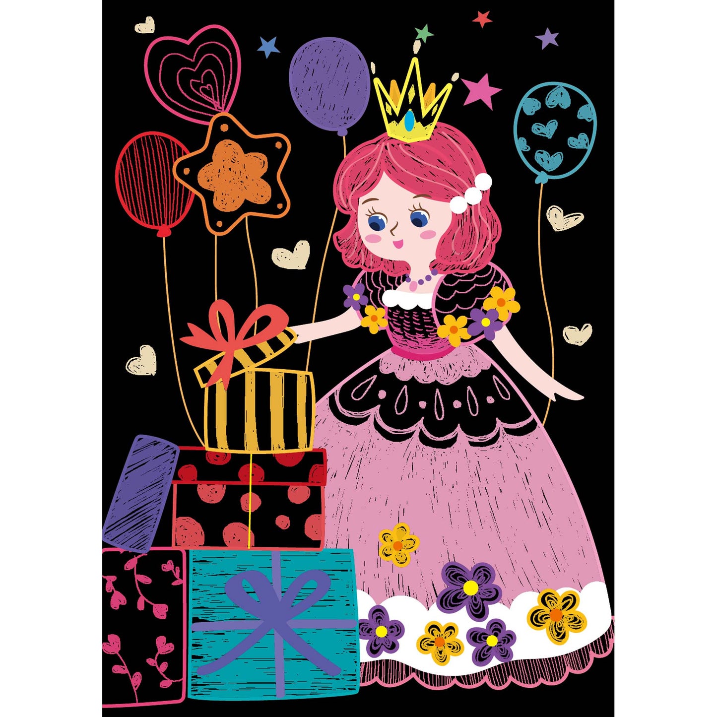 Mini Scratch Book Princess