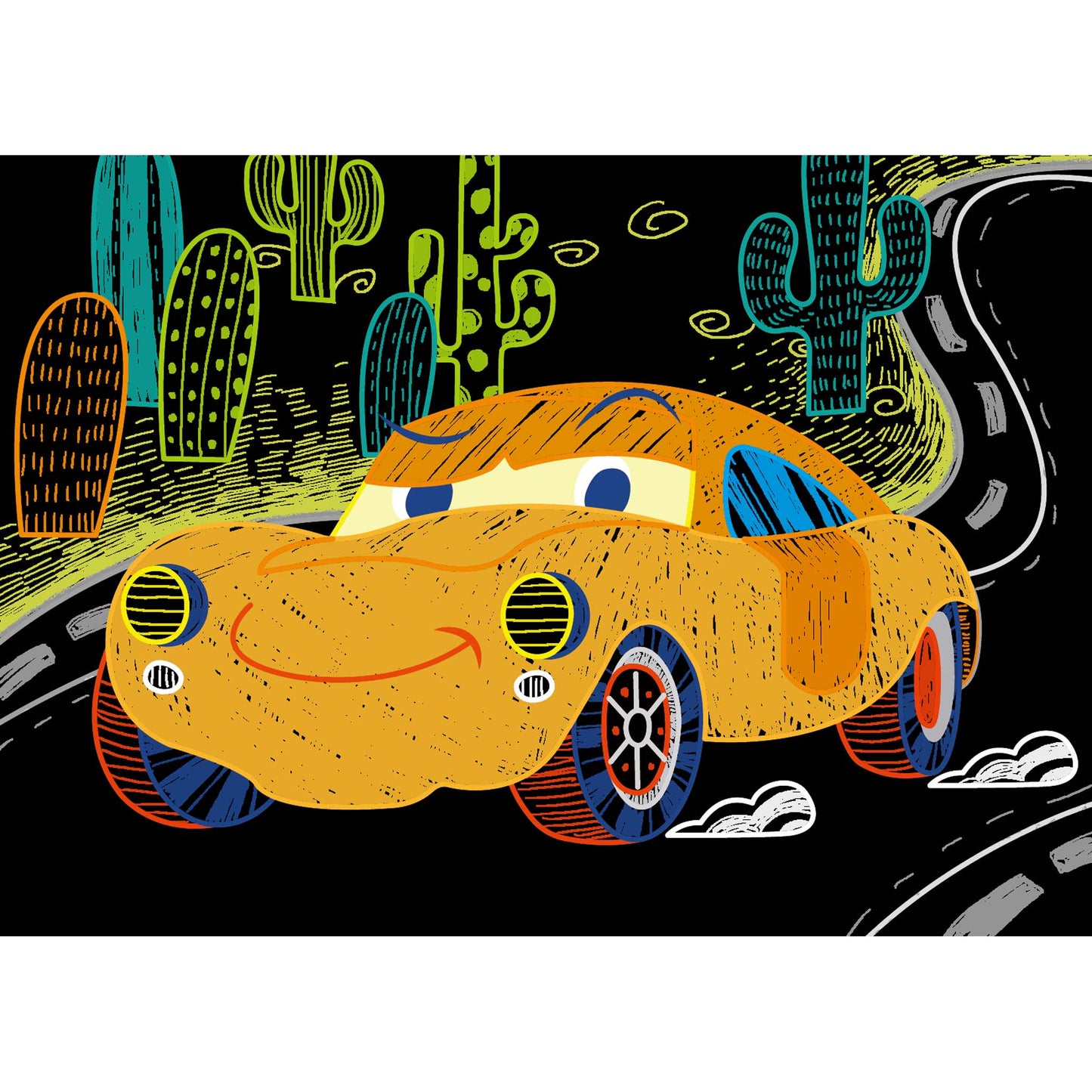 Mini Scratch Book Cars
