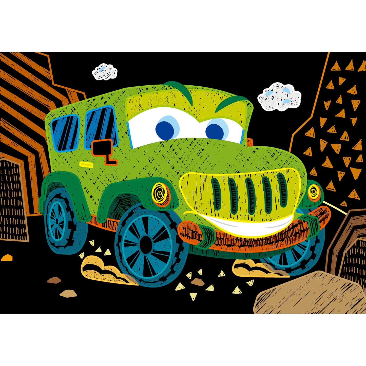 Mini Scratch Book Cars