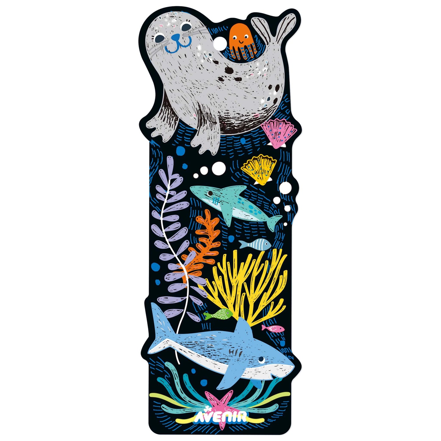 Scratch Bookmarks Sea Animals