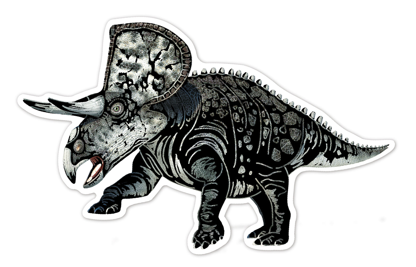 Scratch Dino Stickers
