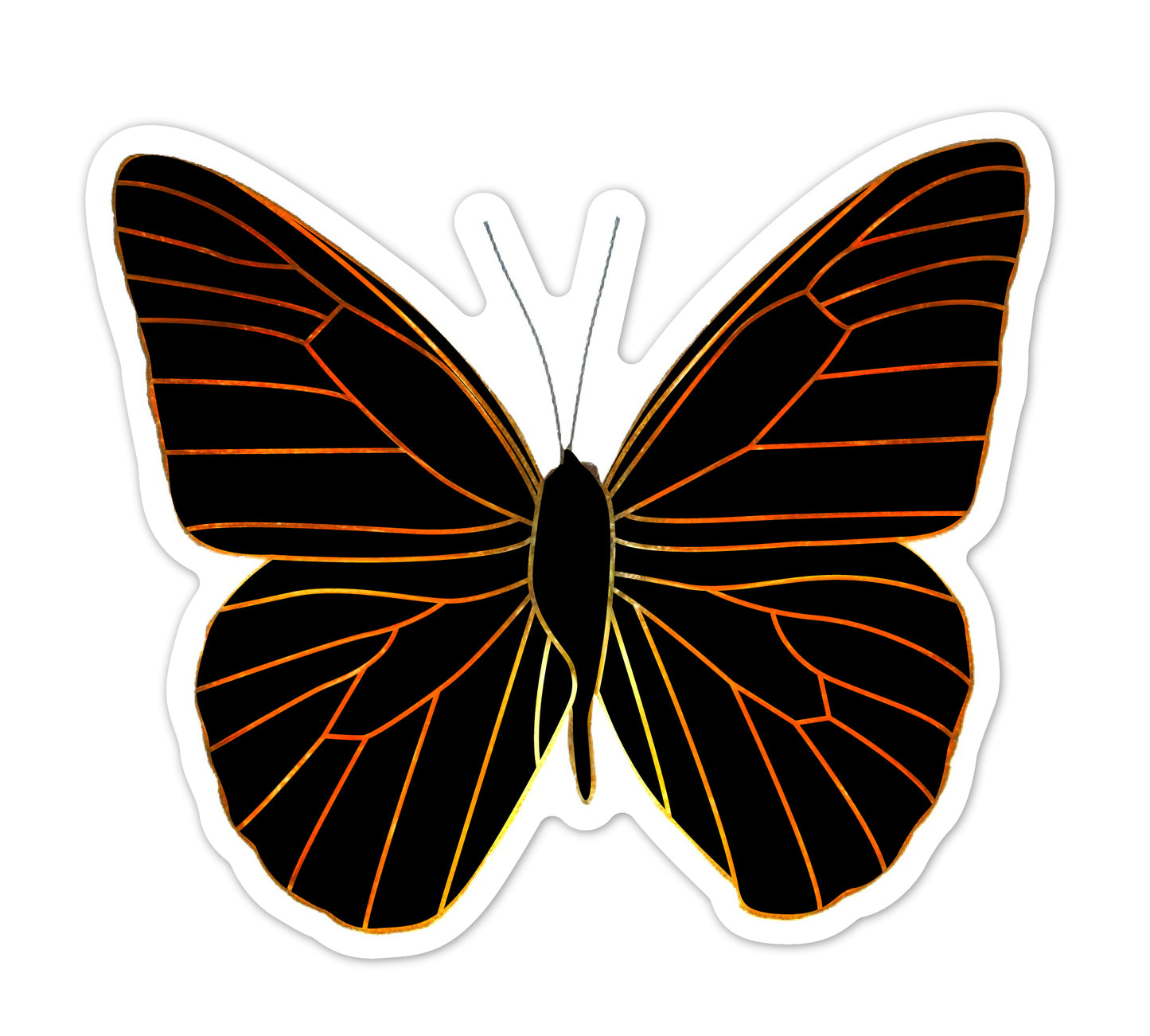 Scratch Butterfly Stickers