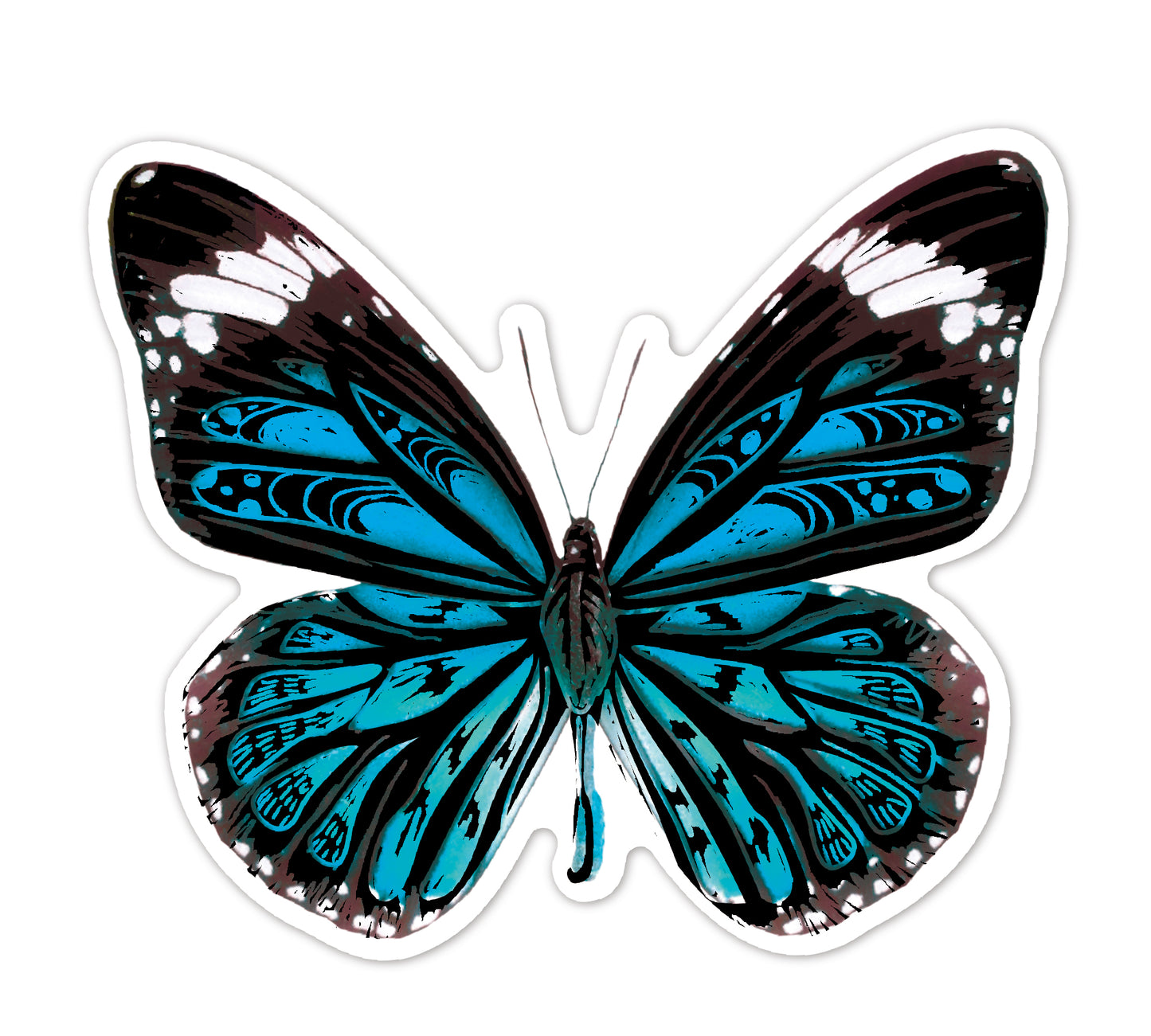 Scratch Butterfly Stickers
