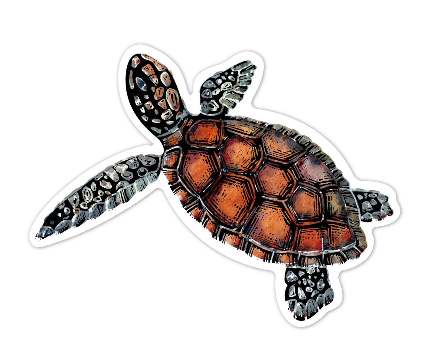 Scratch Sea Animal Stickers
