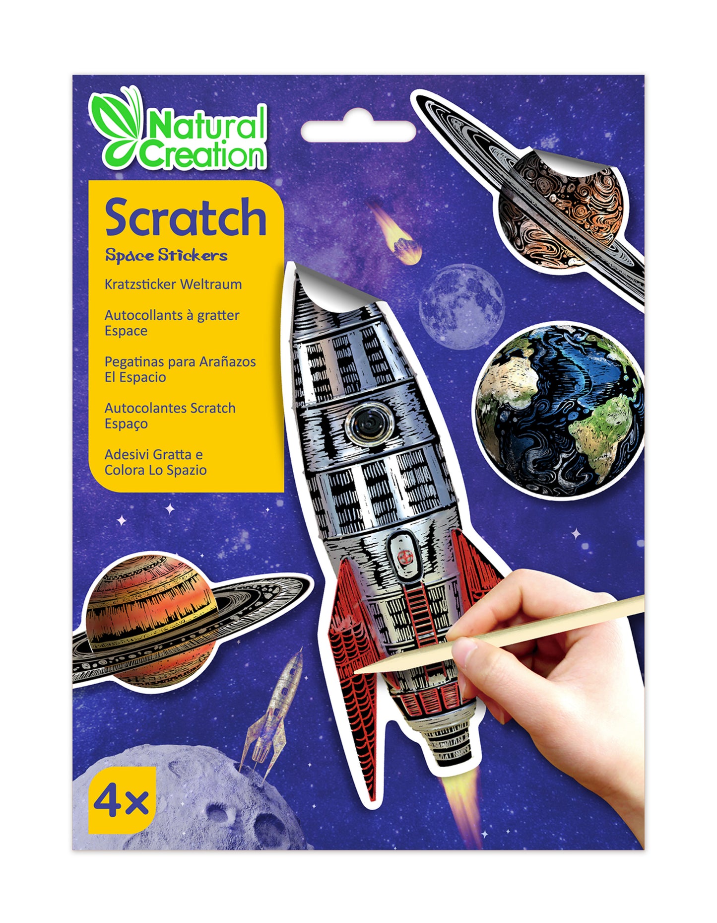Scratch Space Stickers