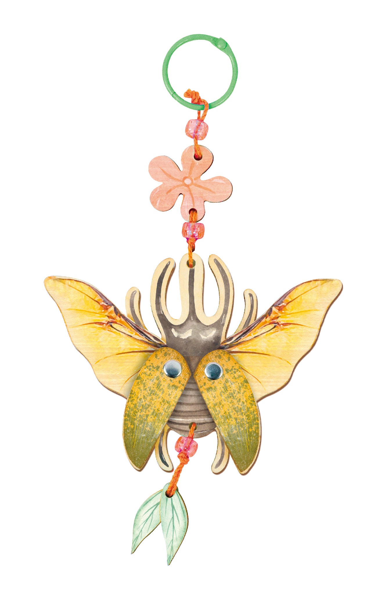 Create My Wooden Charm Beetle