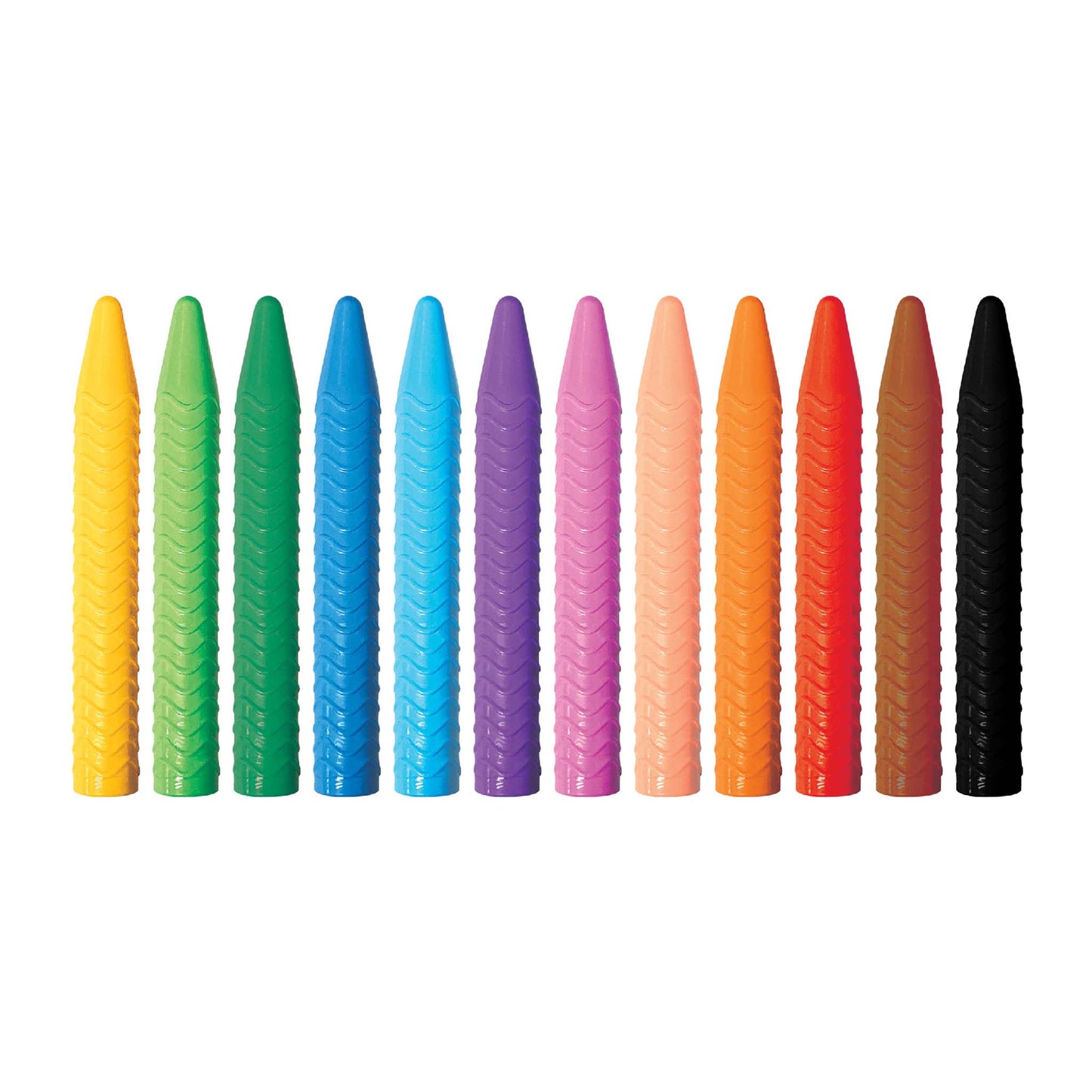Haku Yoka Spiral Crayons 12 Colours
