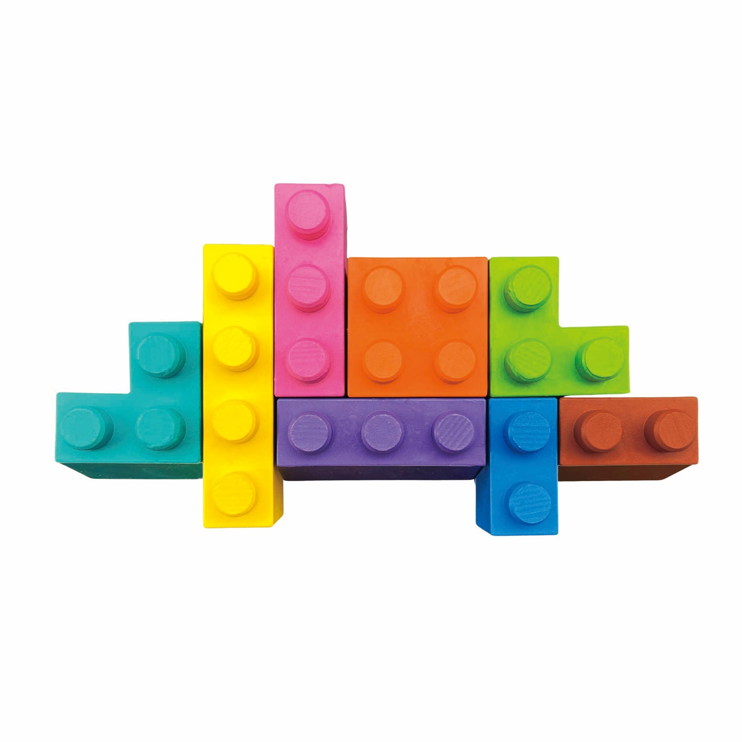 Haku Yoka Block Crayons Triceratops