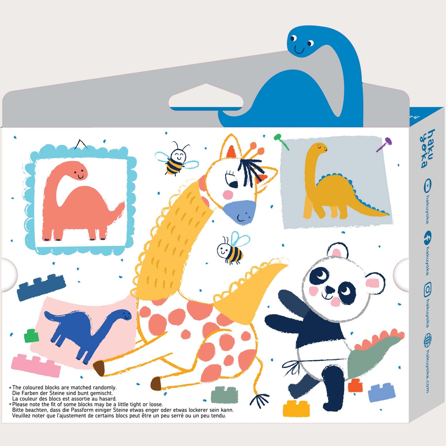 Haku Yoka Block Crayons Brachiosaurus