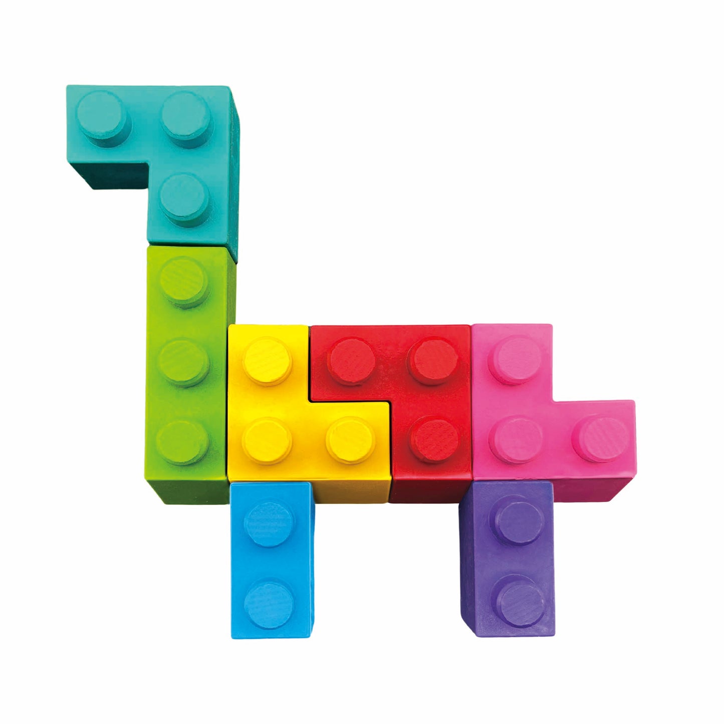 Haku Yoka Block Crayons Brachiosaurus