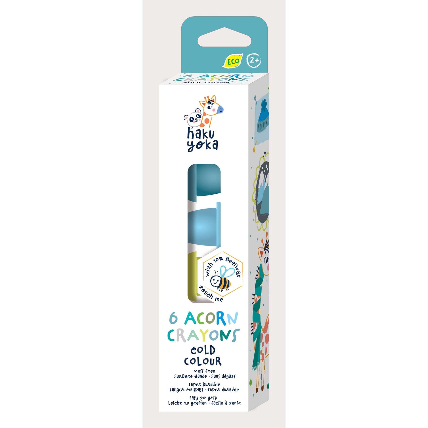 Haku Yoka 6 Acorn Crayons Cold