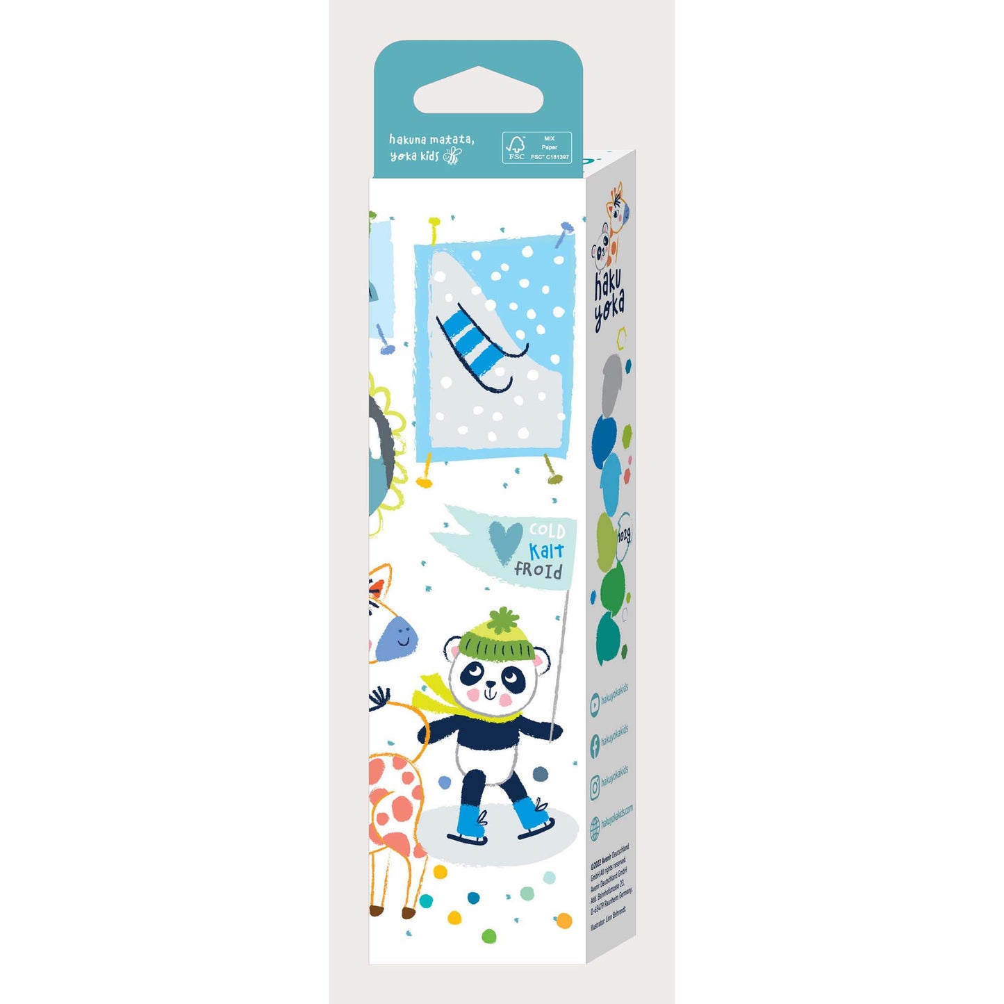 Haku Yoka 6 Acorn Crayons Cold