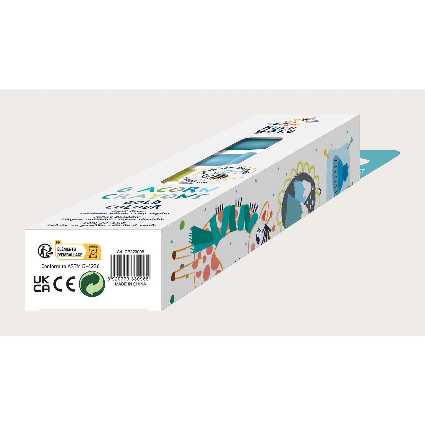 Haku Yoka 6 Acorn Crayons Cold