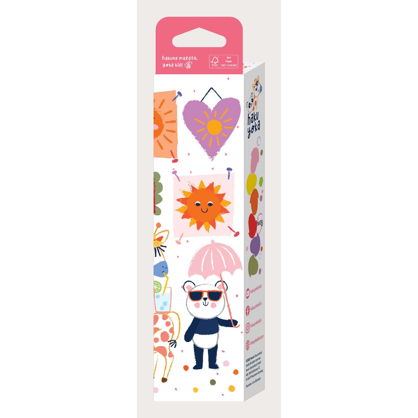 Haku Yoka 6 Acorn Crayons Warm