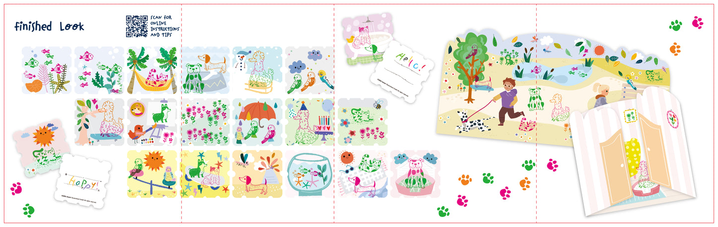 Stamp Art – My Lovely Pets