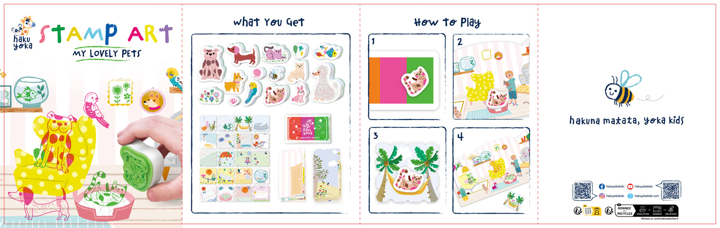 Stamp Art – My Lovely Pets