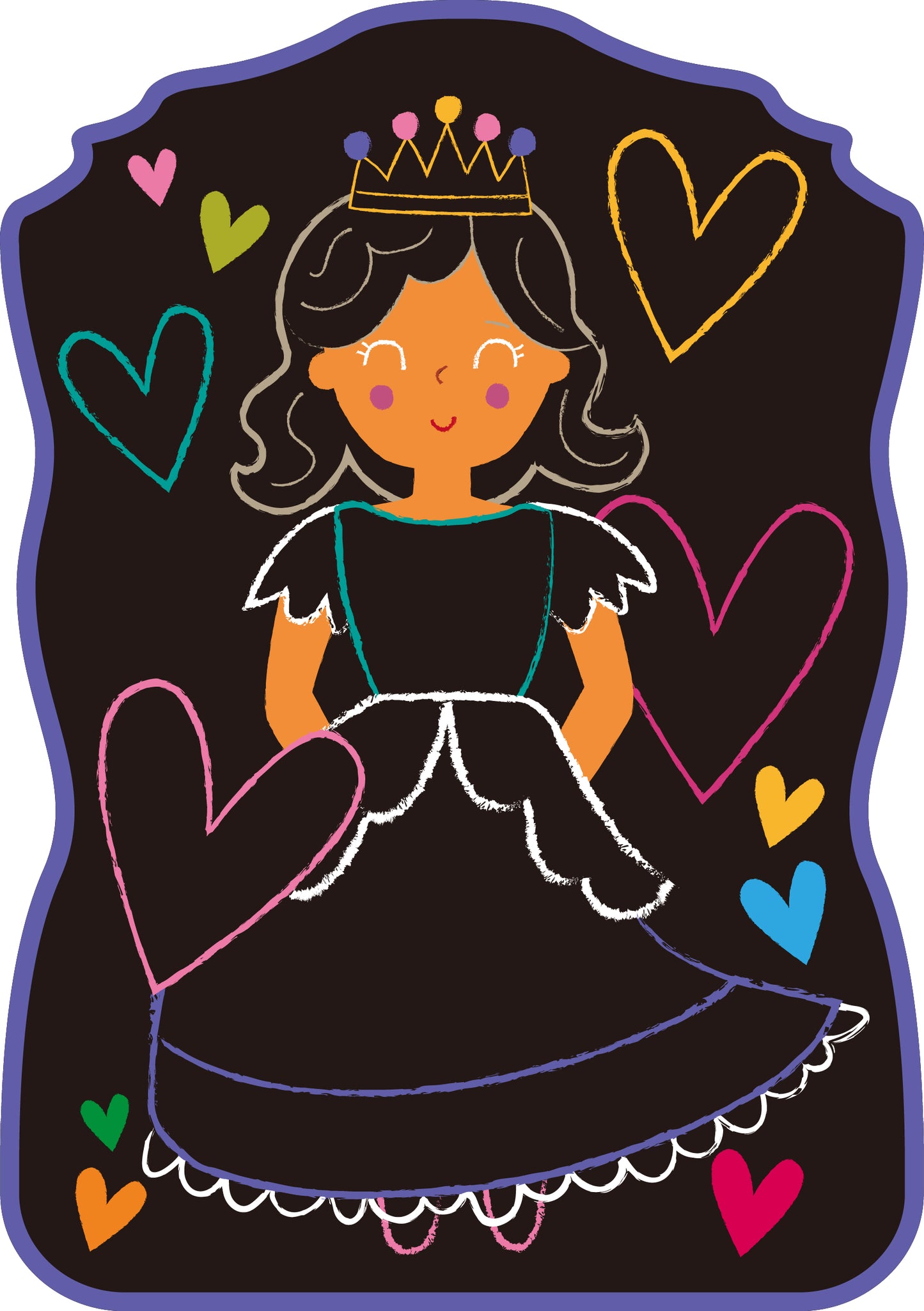 Chalk Art – Dress Up the Princess