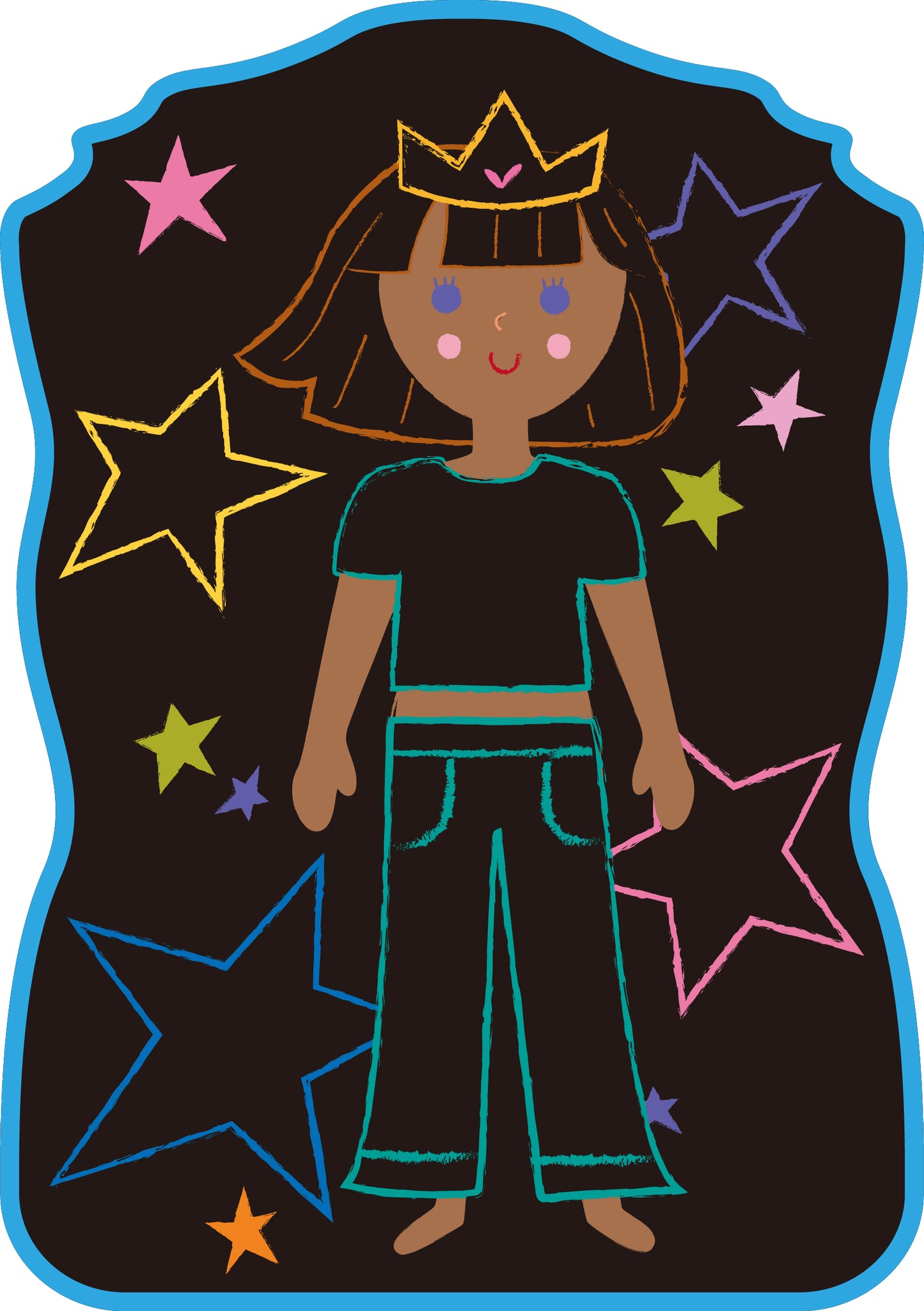 Chalk Art – Dress Up the Princess