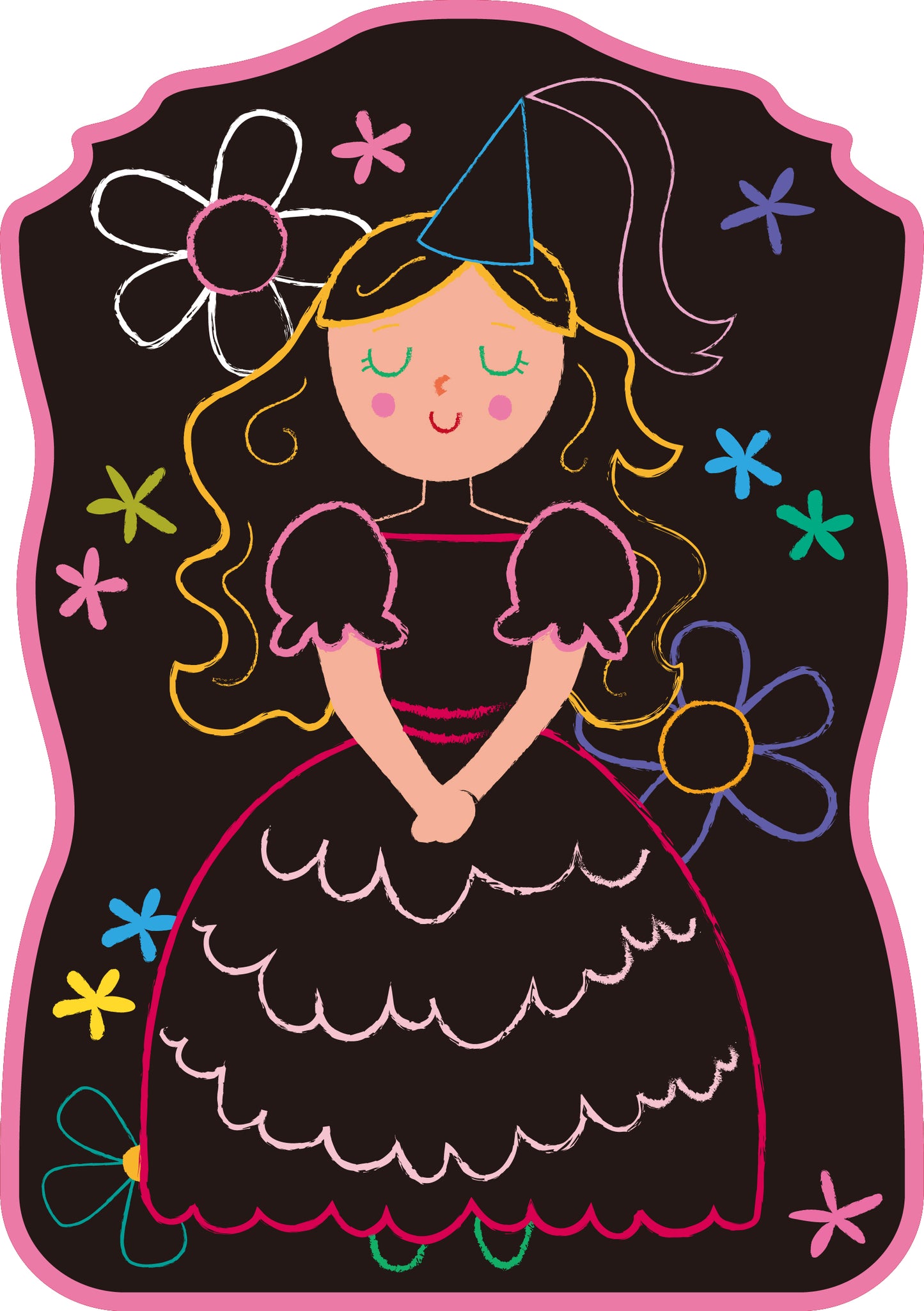 Chalk Art – Dress Up the Princess