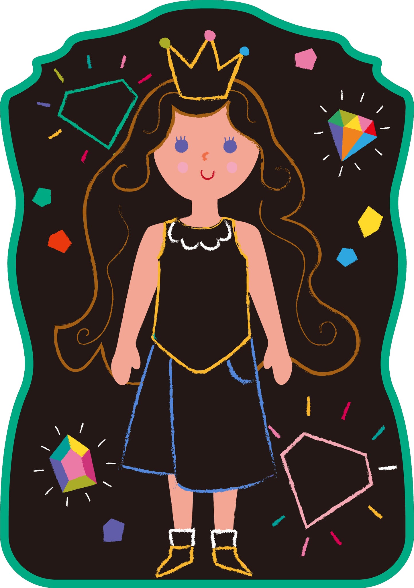 Chalk Art – Dress Up the Princess