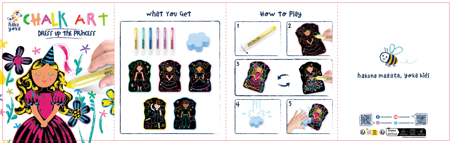 Chalk Art – Dress Up the Princess