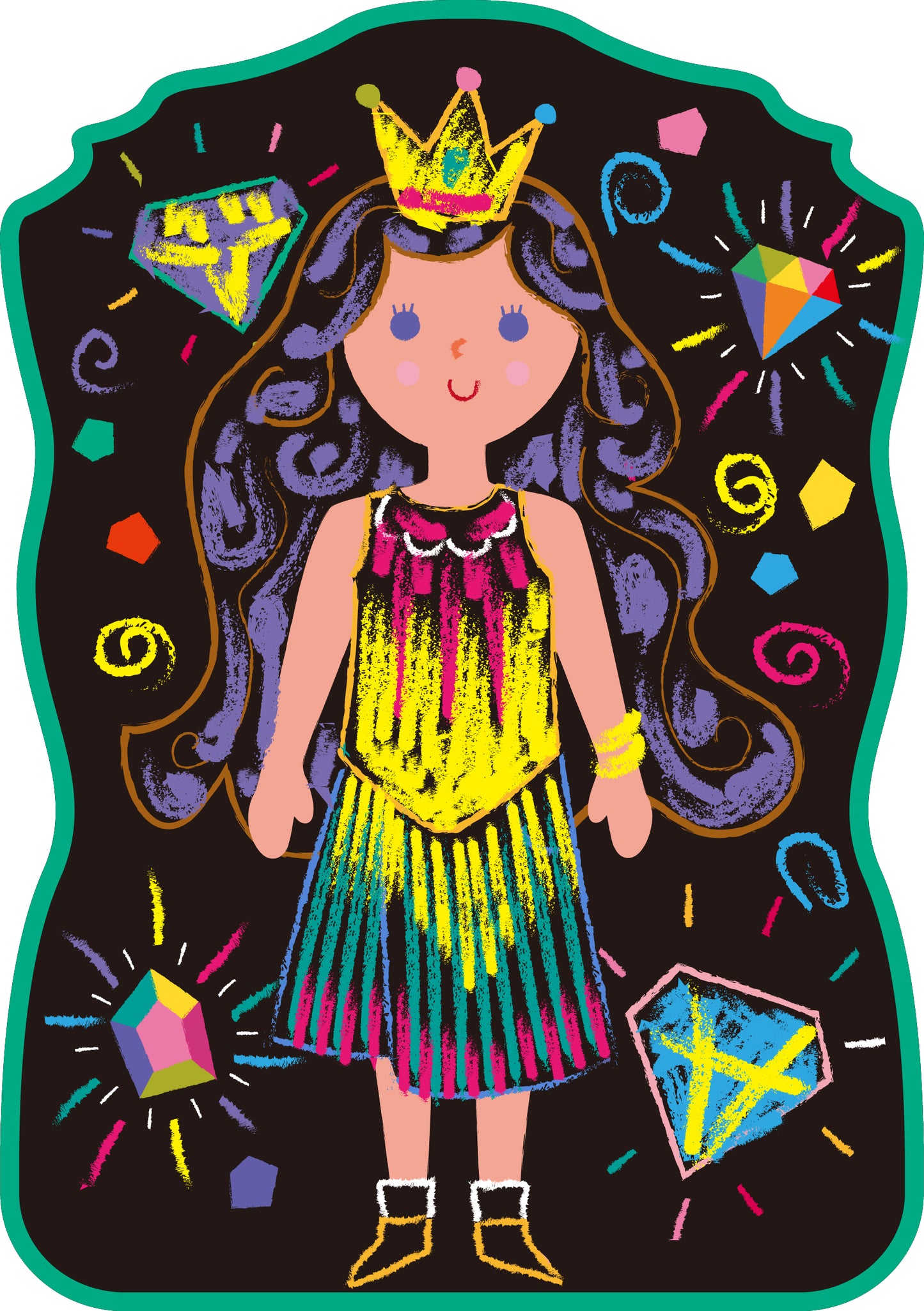 Chalk Art – Dress Up the Princess