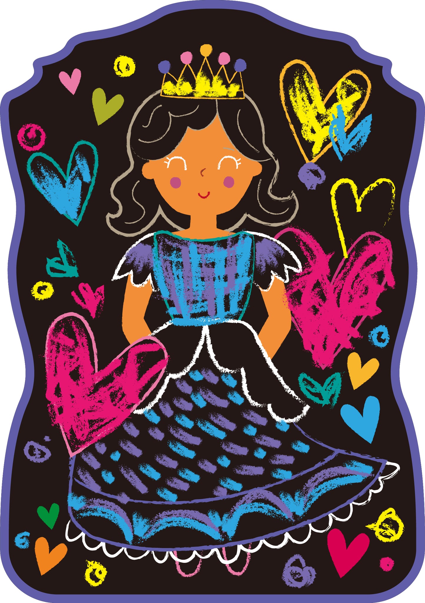 Chalk Art – Dress Up the Princess