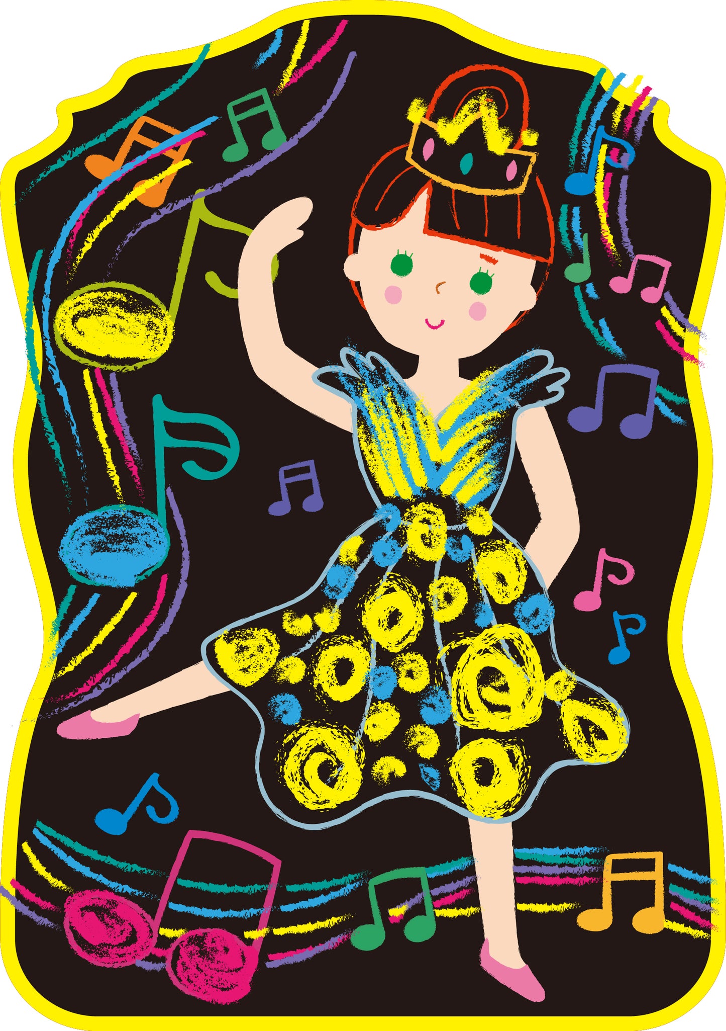 Chalk Art – Dress Up the Princess