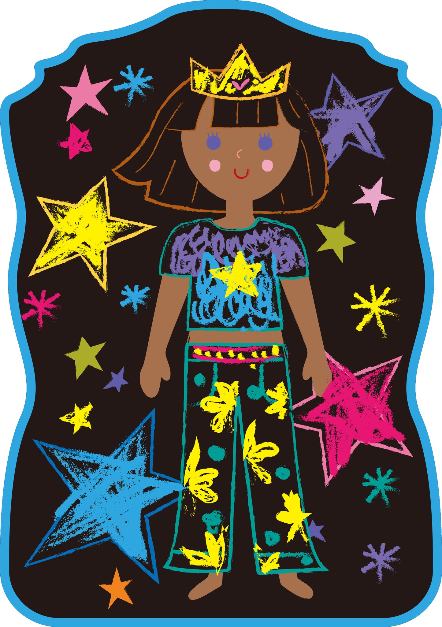 Chalk Art – Dress Up the Princess