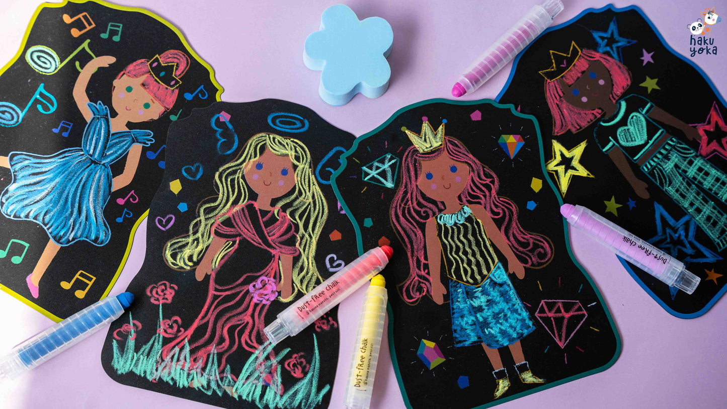 Chalk Art – Dress Up the Princess