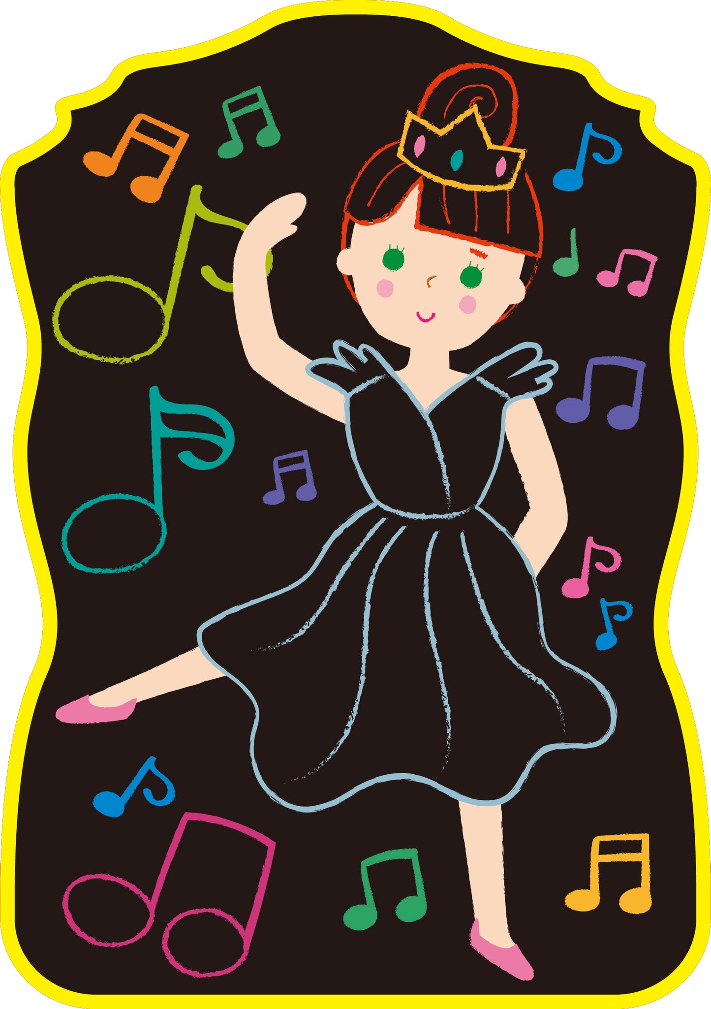 Chalk Art – Dress Up the Princess