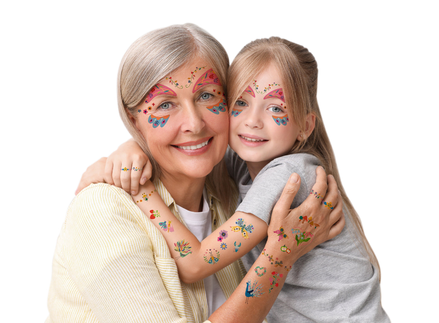 Face Sticker and Tattoos Fantasy Garden World