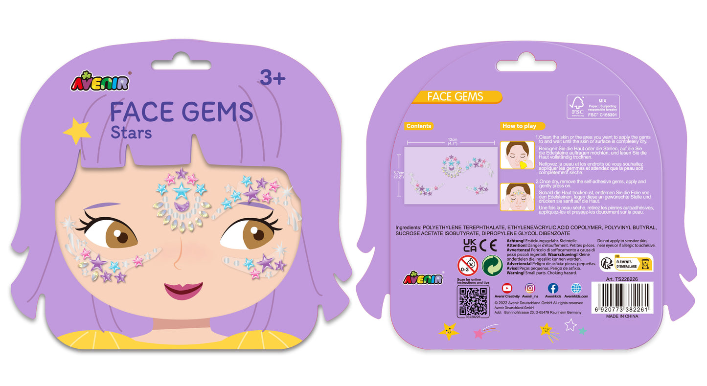 Face gems Star