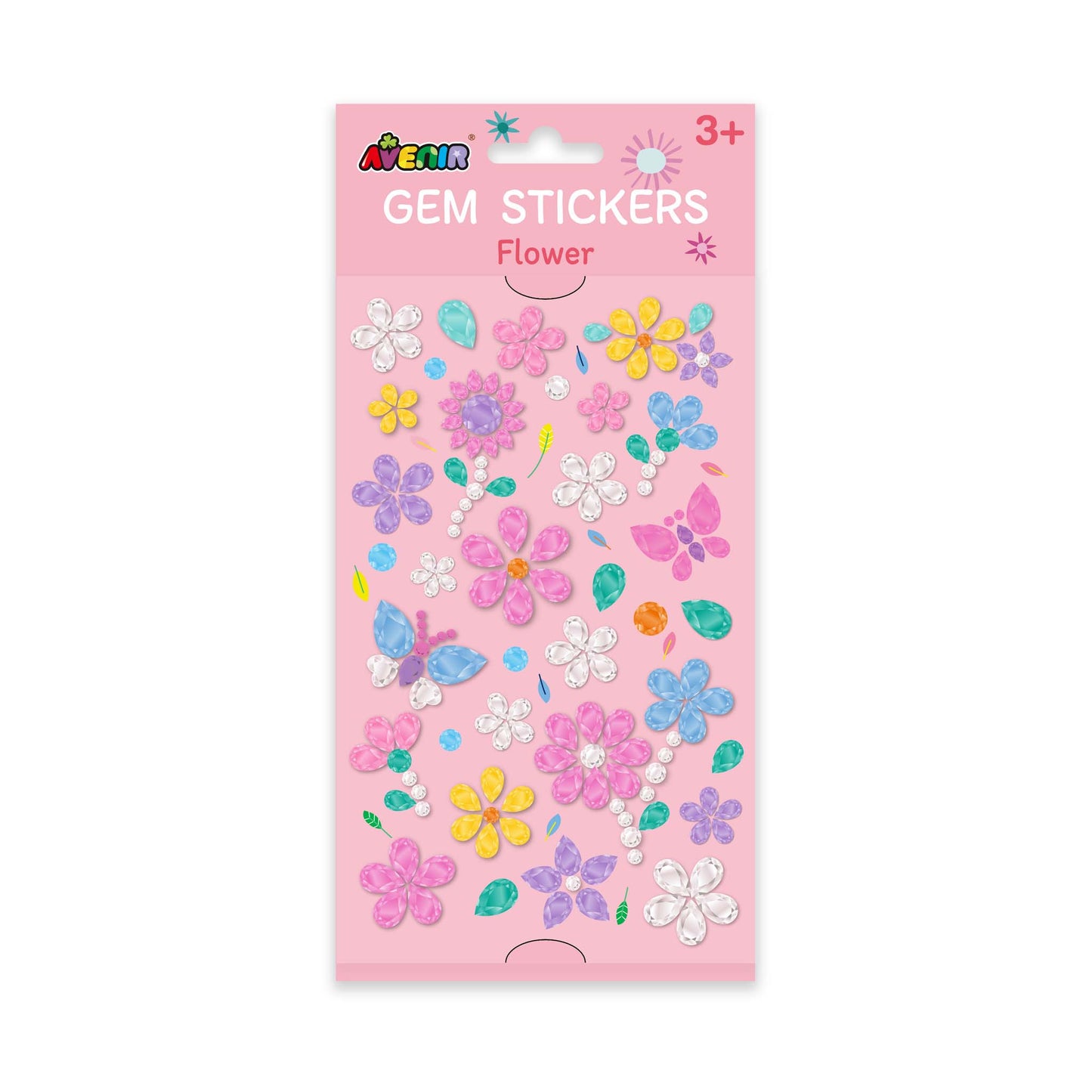 Gem Stickers Flowers