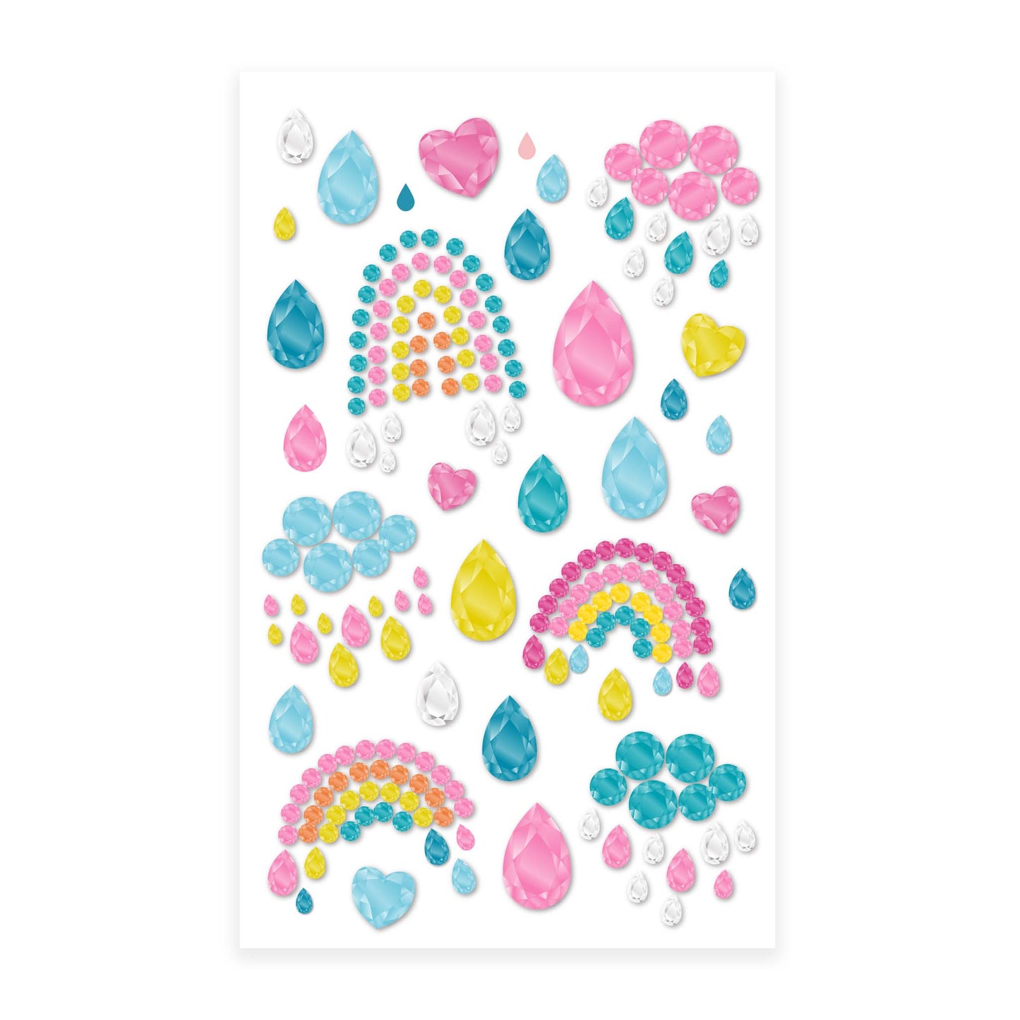 Gem Stickers Rainbows