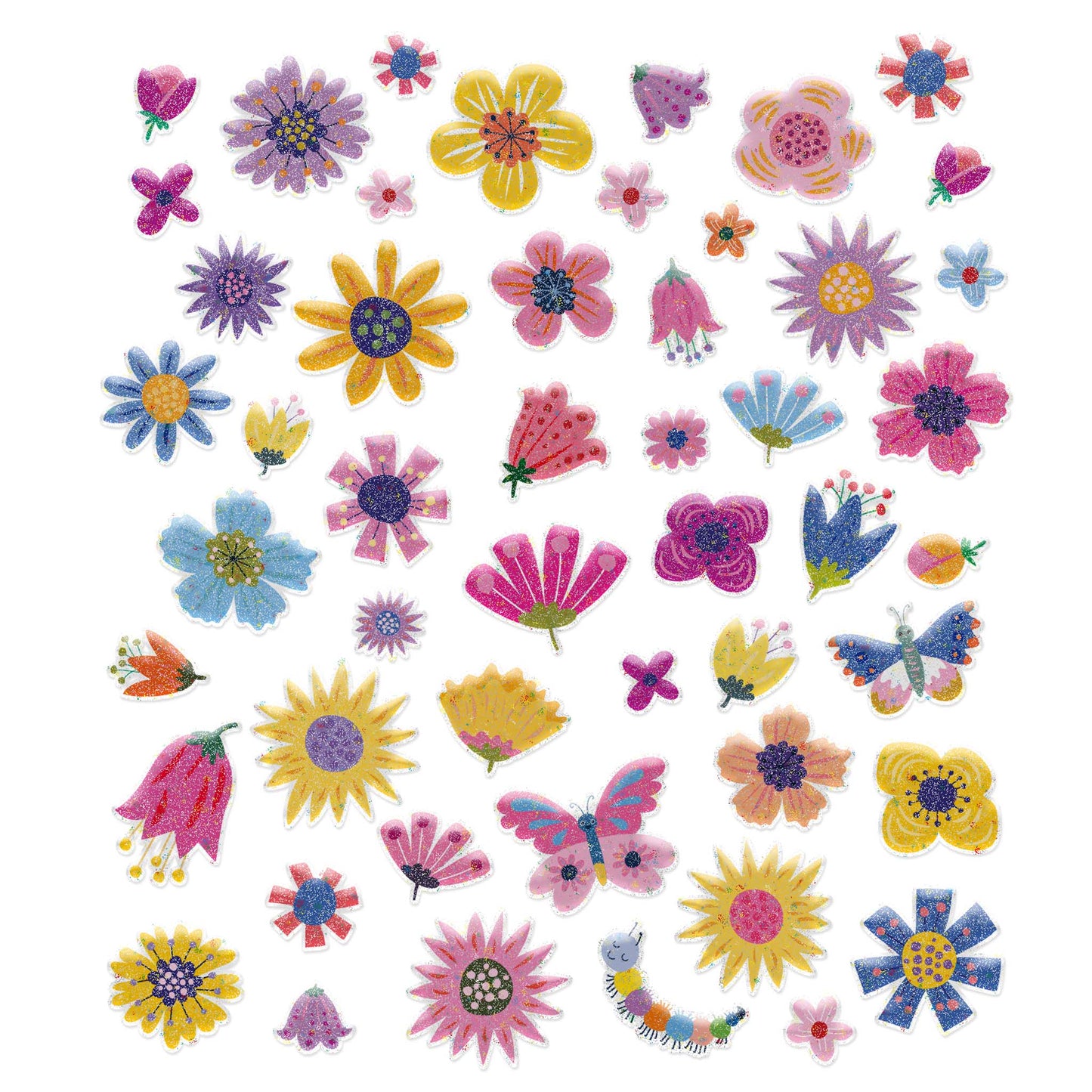 Puffy Stickers Garden