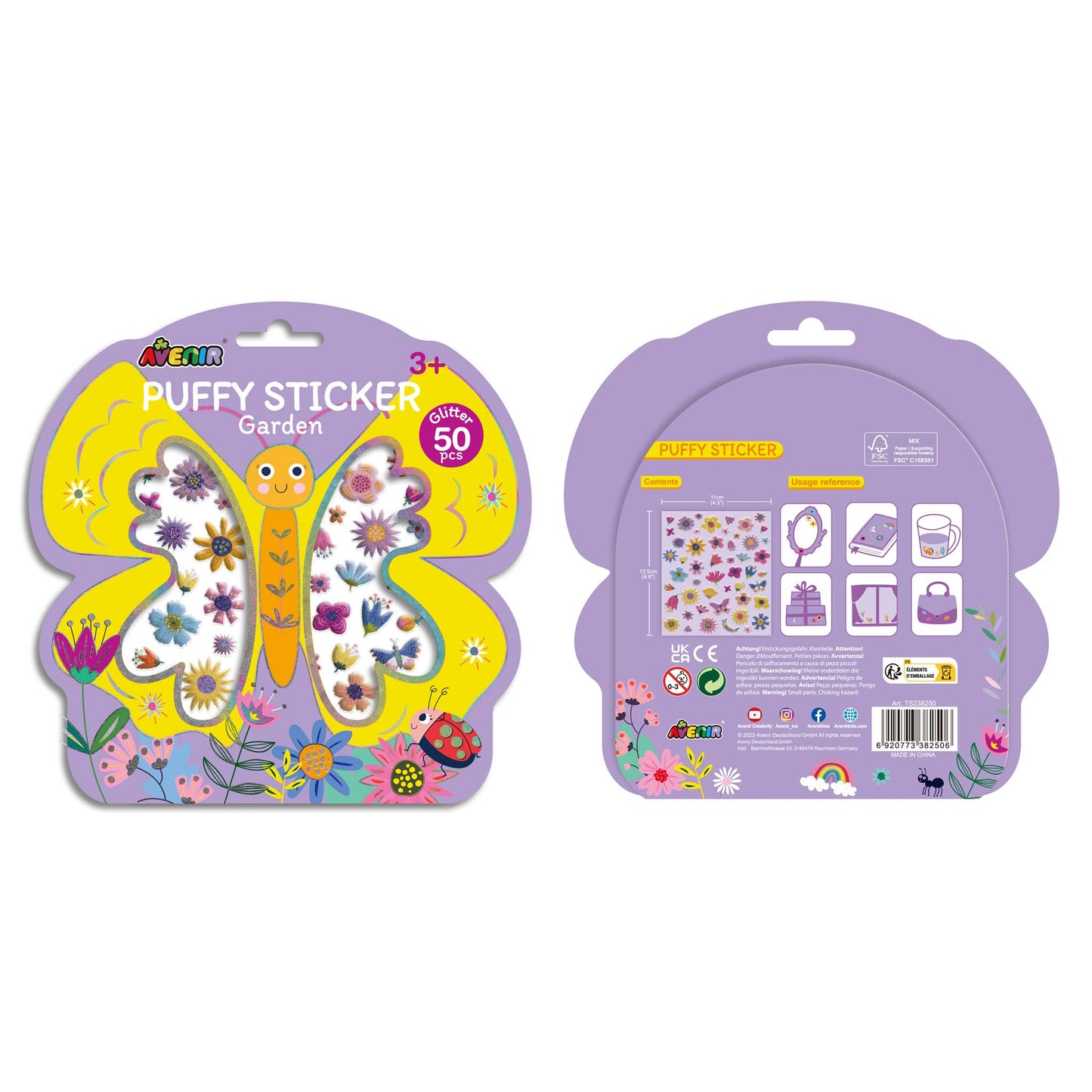 Puffy Stickers Garden