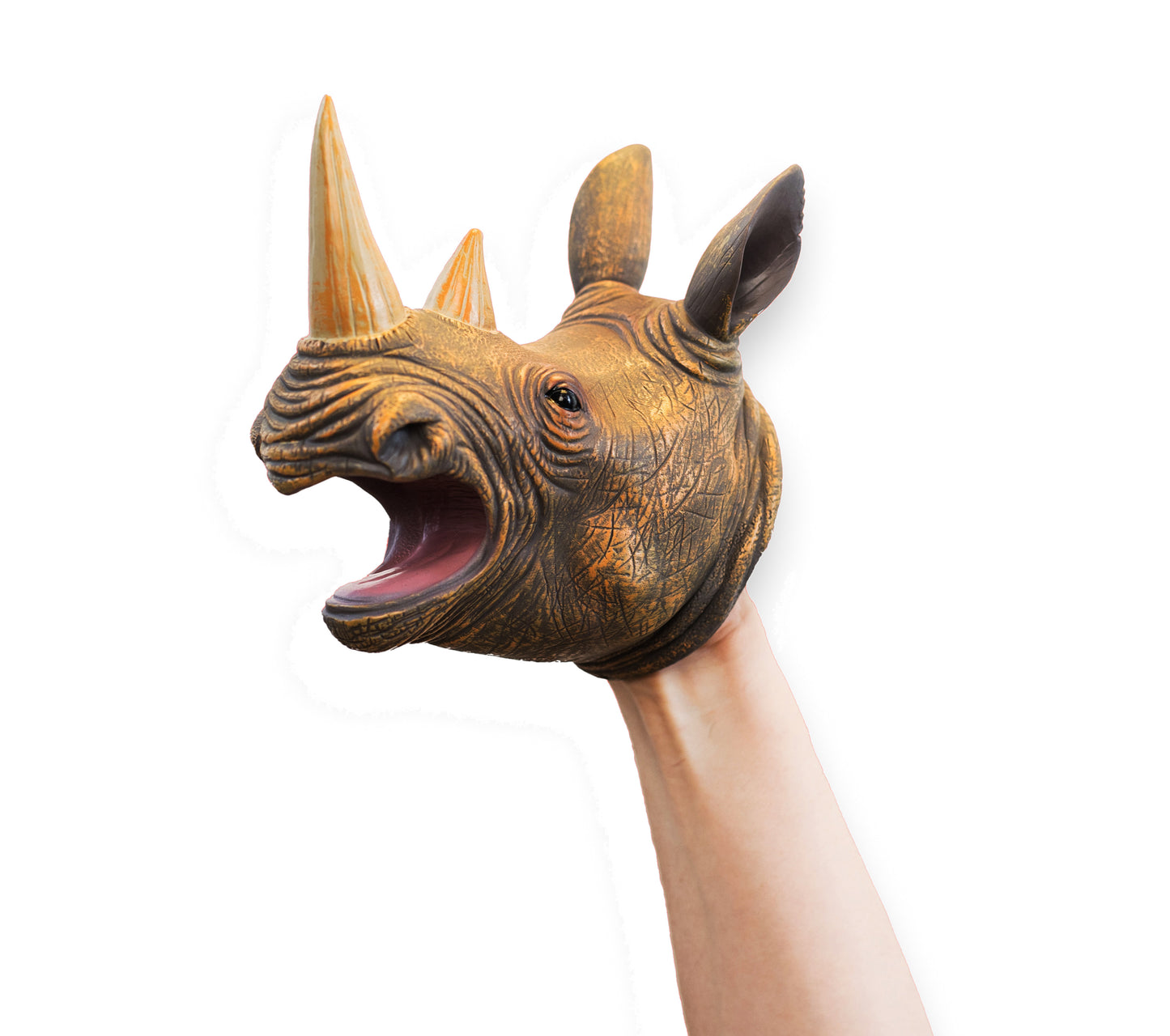 Wild Thingz Hand Puppet - Rhino