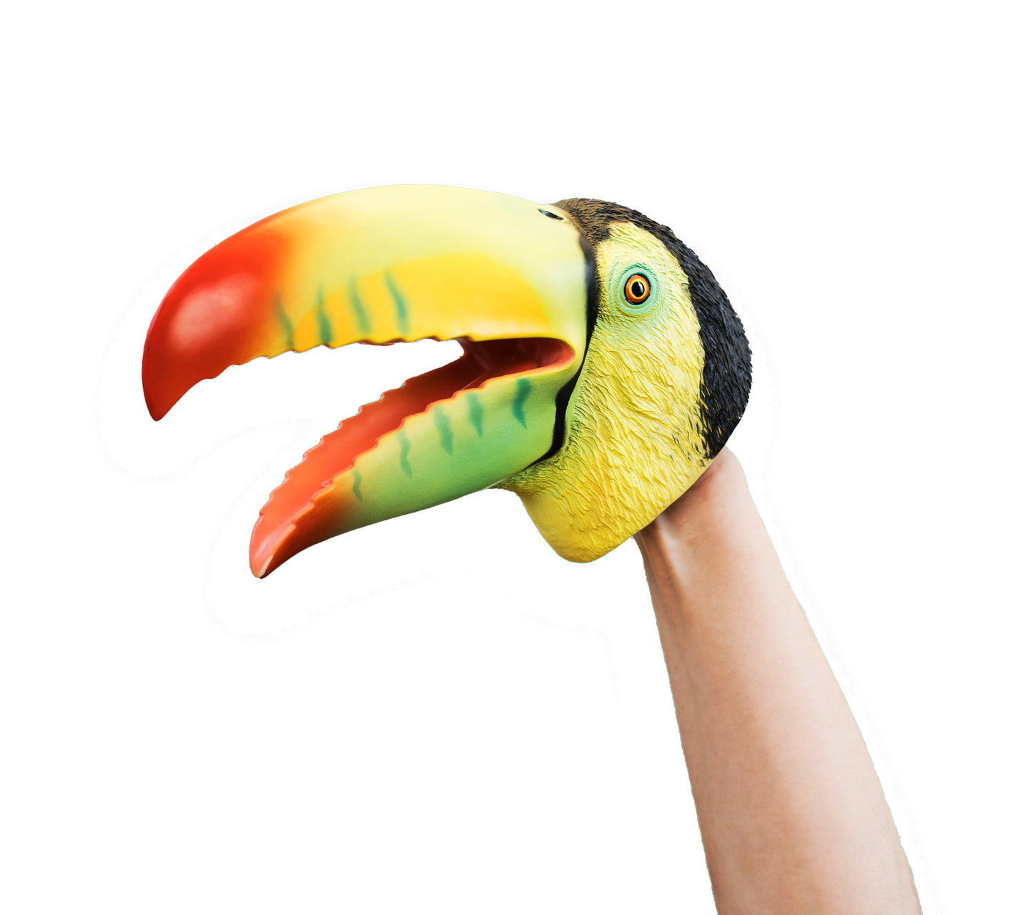 Wild Thingz Hand Puppet - Green Toucan