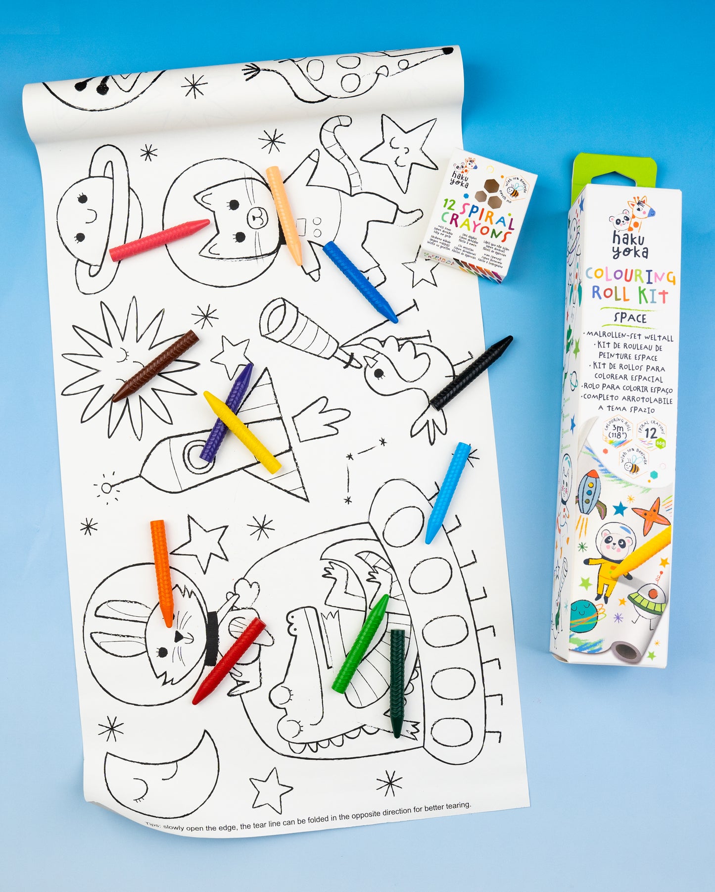 Colouring Roll Kit - Space