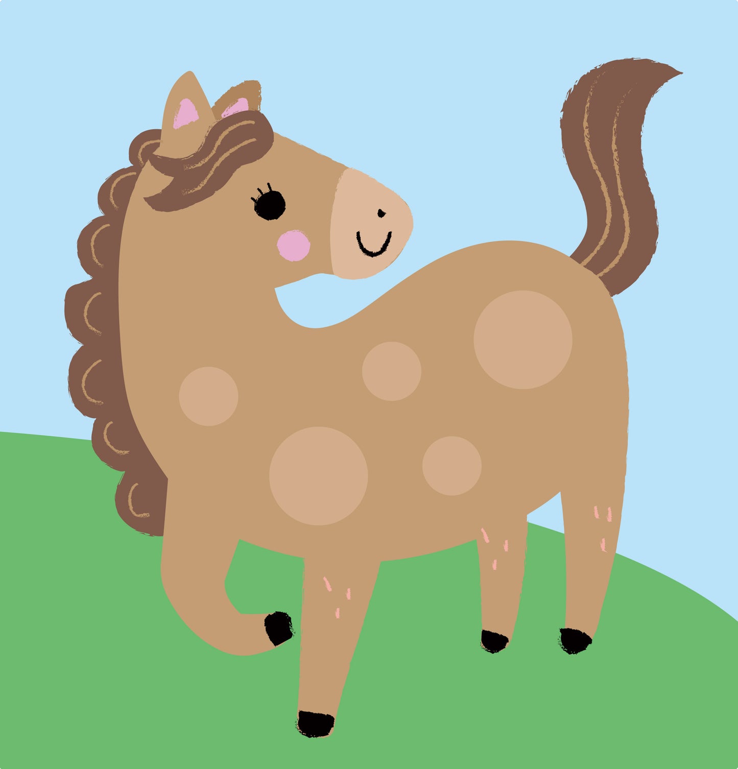 Dots4Fun Peel·Stick·Play Farm Animals