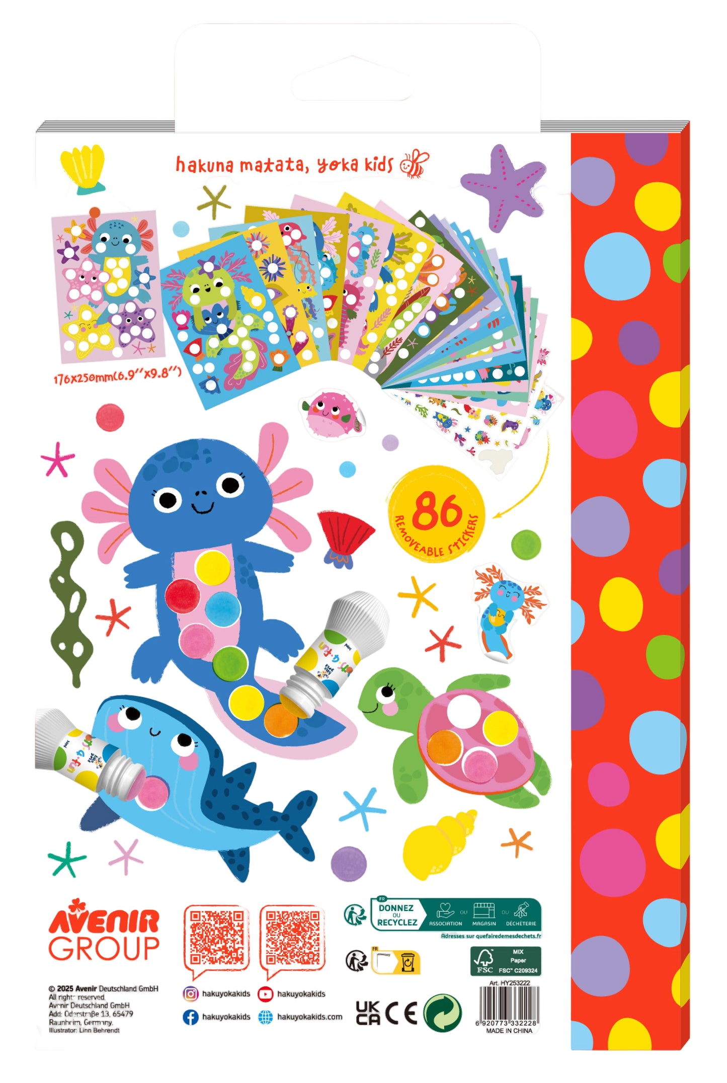 Dots4Fun Colouring Book Axolotl