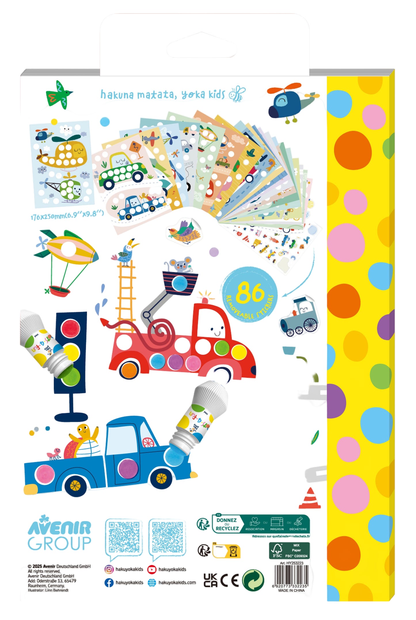 Dots4Fun Colouring Book Transportation