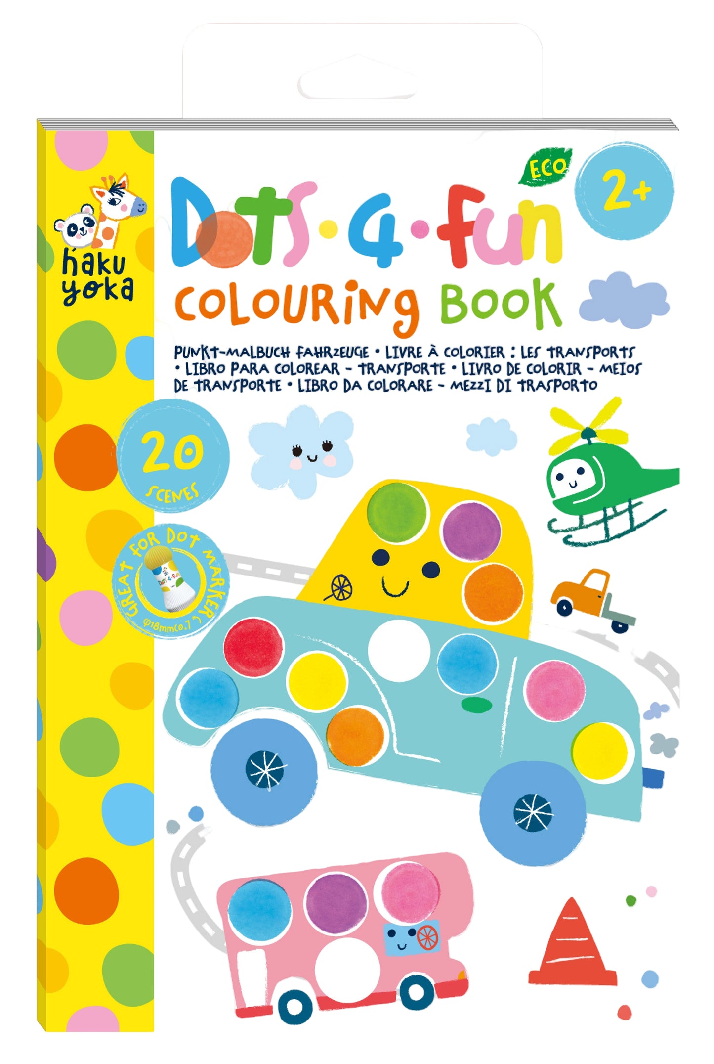 Dots4Fun Colouring Book Transportation