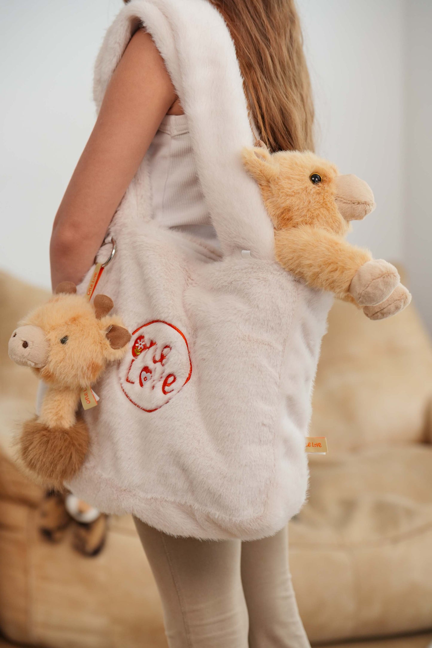 One Love Willow Bag Charm Giraffe - 9cm