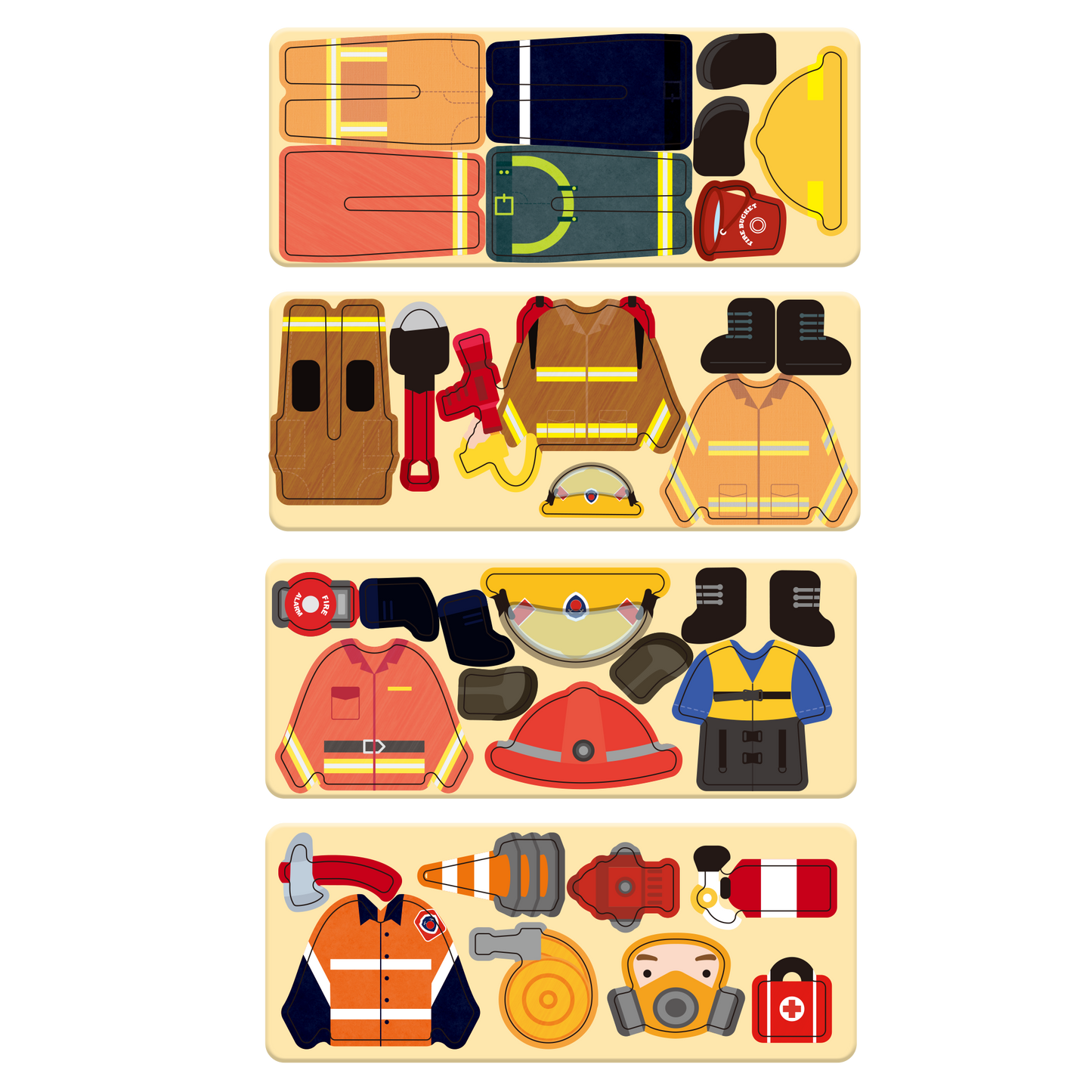 ME Magnetic Puzzle Tin - Firefighter