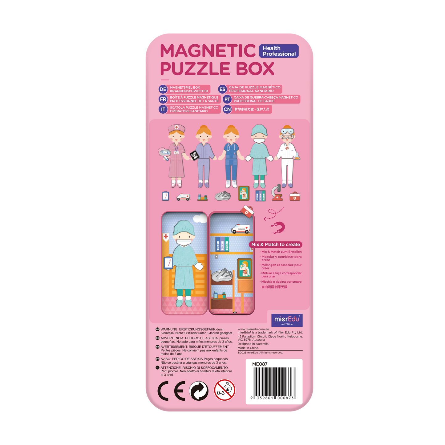 ME Magnetic Puzzle Tin - Health Professional