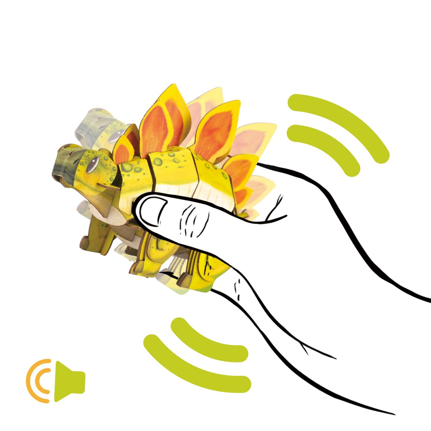 ME Build N Sound 3D Puzzle Stegosaurus