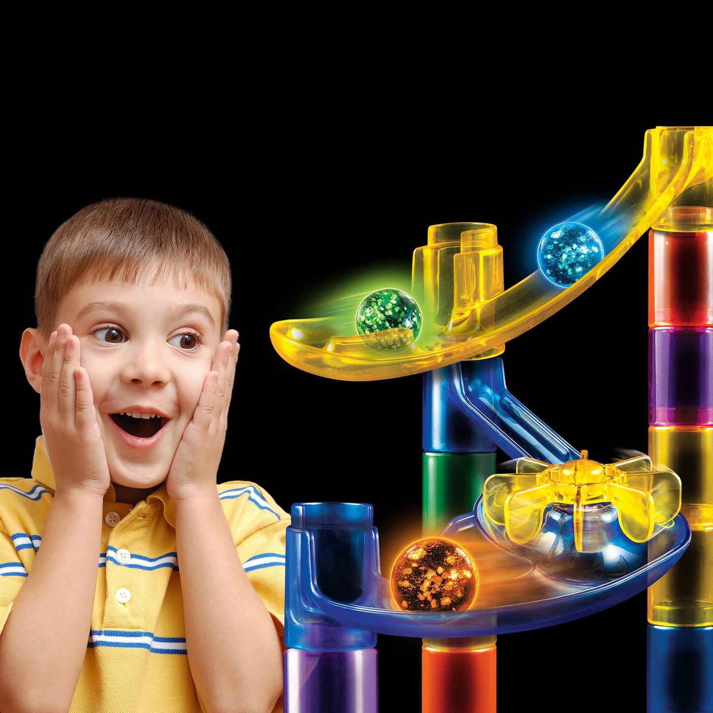 NG 50pc Glow-in-the-Dark Marble Run